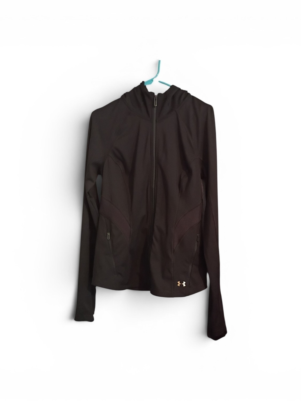 Under Armour Women’s Black Full-Zip Hooded Utility Jacket